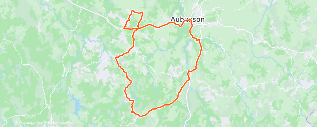 Карта физической активности (Sortie vélo le matin)