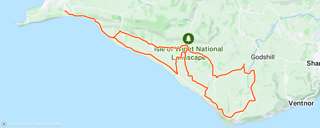 Map of the activity, Morning Ride