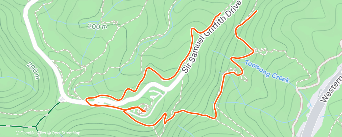 Карта физической активности (Morning Hike)