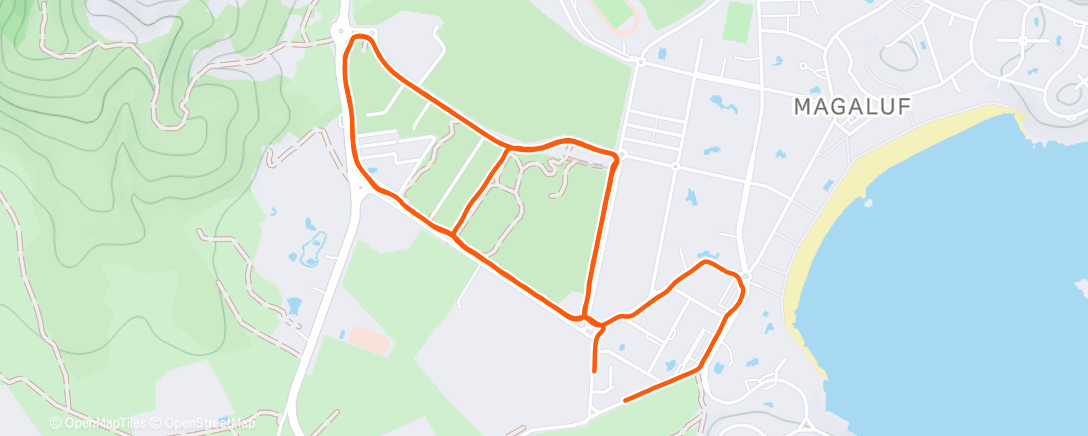 Map of the activity, 800m Repeats vs the Wind 💨🏃‍♂️