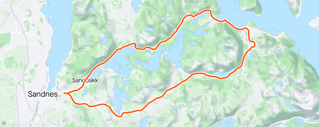 Карта физической активности (Afternoon Ride)