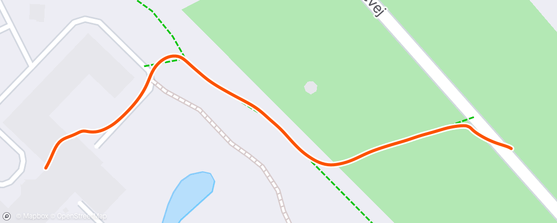Map of the activity, Morning Walk