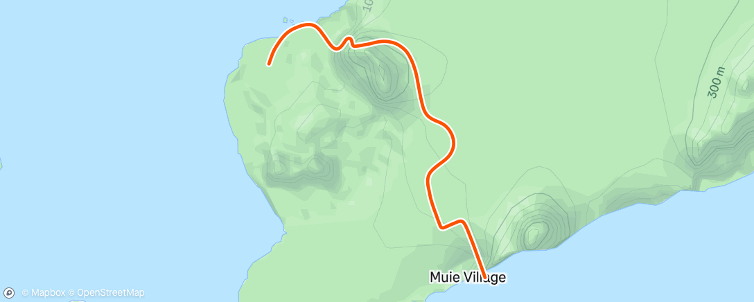 Mapa da atividade, Zwift - Volcano Climb in Watopia