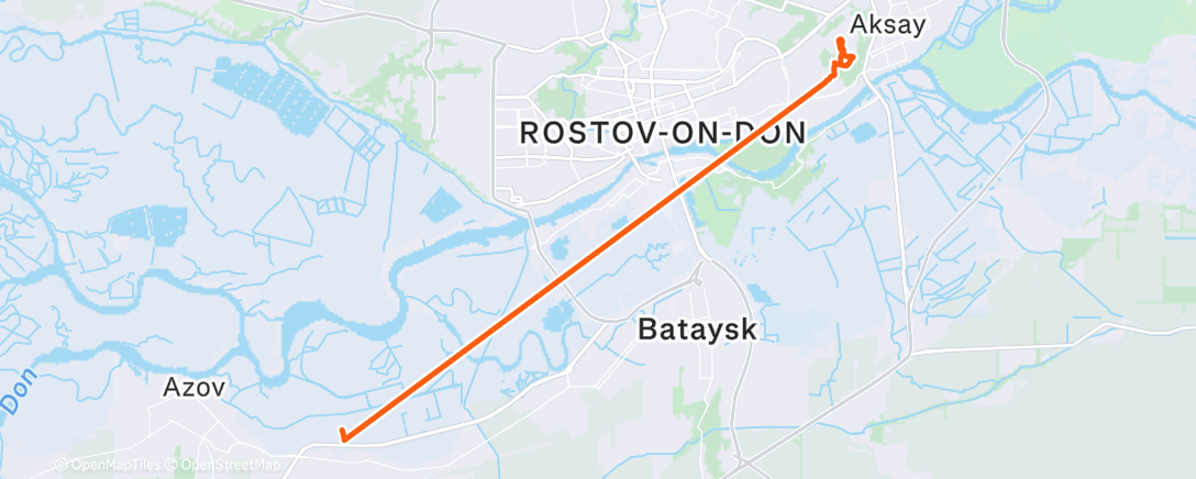 Map of the activity, Трейлраннинг (после обеда)