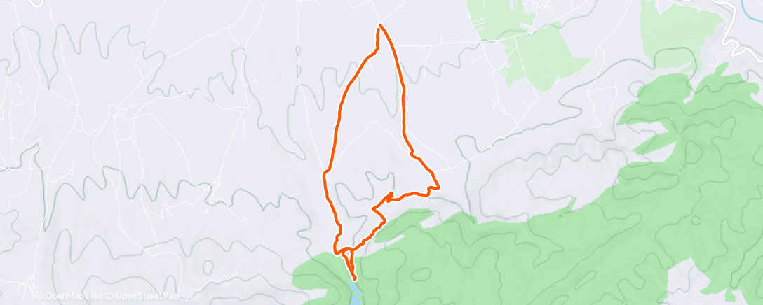 Map of the activity, Afternoon Ride
