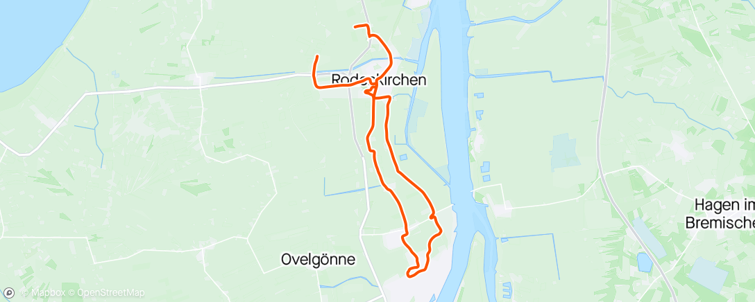 Map of the activity, Fahrt am Nachmittag ⛅