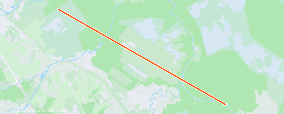 Map of the activity, Вечерняя прогулка