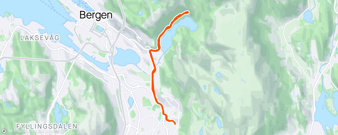 Map of the activity, Mandagsgalloppen med Stig