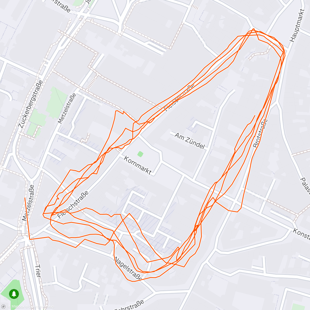 Map of the activity, Silvesterlauf Trier 🎉🎉🎉 Frohes neues Jahr!