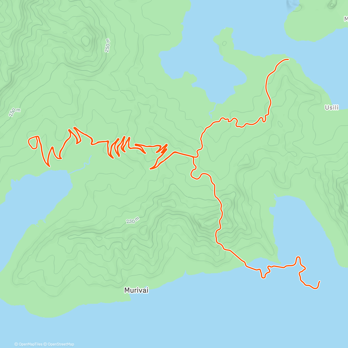 Map of the activity, Zwift - SST (Med) on Road to Sky in Watopia