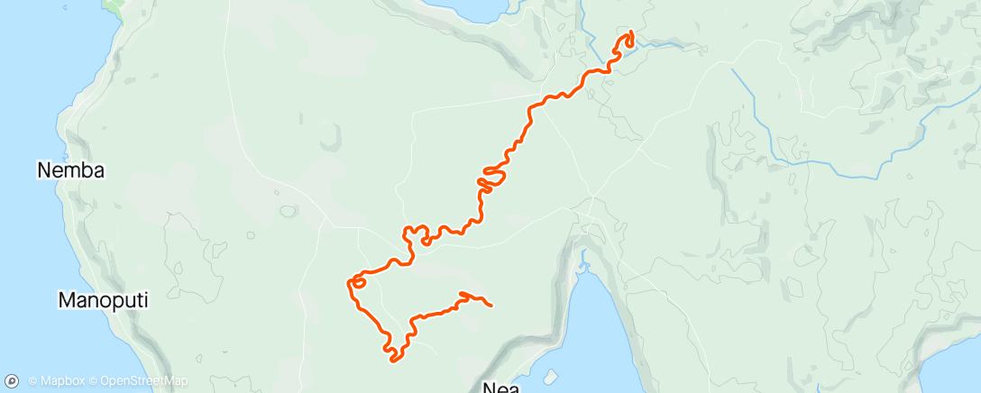 アクティビティ「Zwift - Pacer Group Ride: Makuri 40 in Makuri Islands with Miguel」の地図