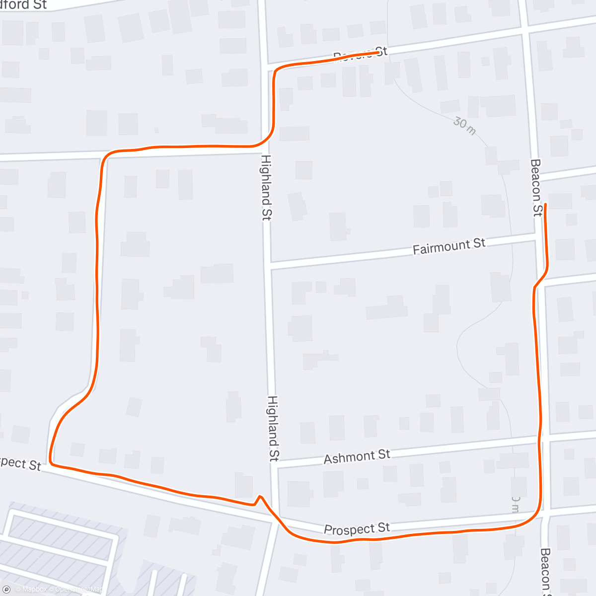 Map of the activity, Dropping Nevie off at the bus