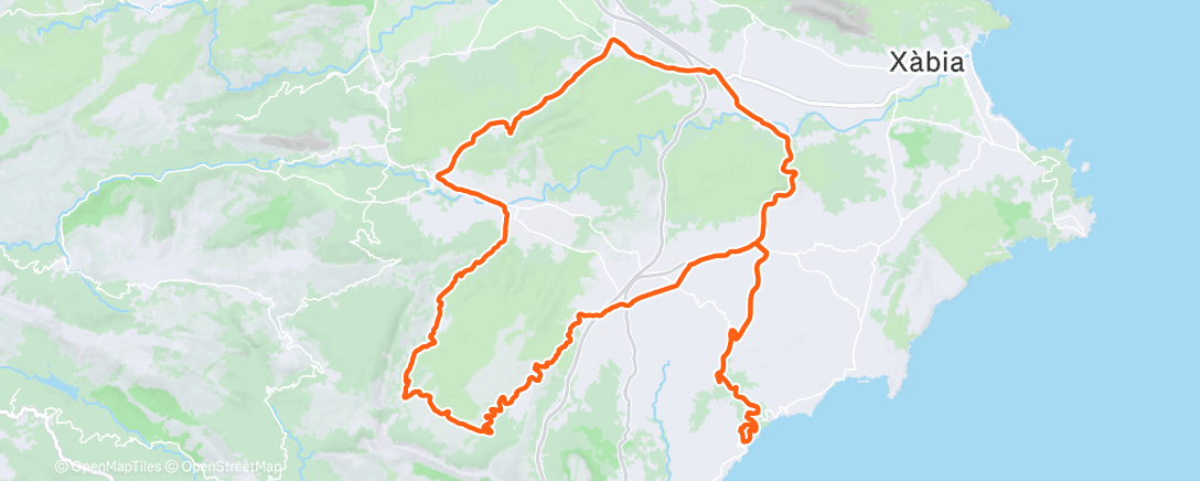 Карта физической активности (Middagrit)