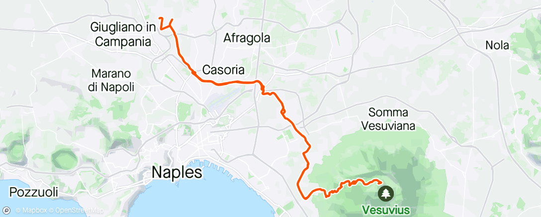 Mapa de la actividad, Giro del condominio Vesuvio 😁