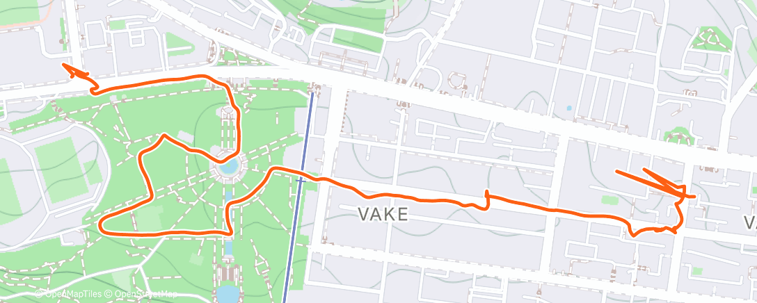 Карта физической активности (Дневная прогулка)