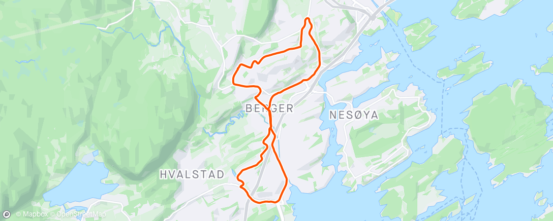 Map of the activity, Tung dørstokkmil