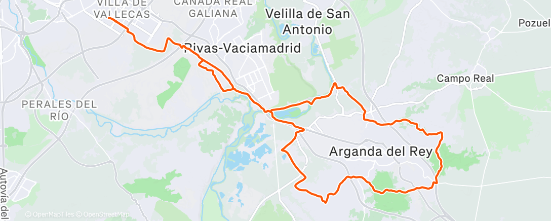 Map of the activity, Un arganda para hacer hueco a la cena