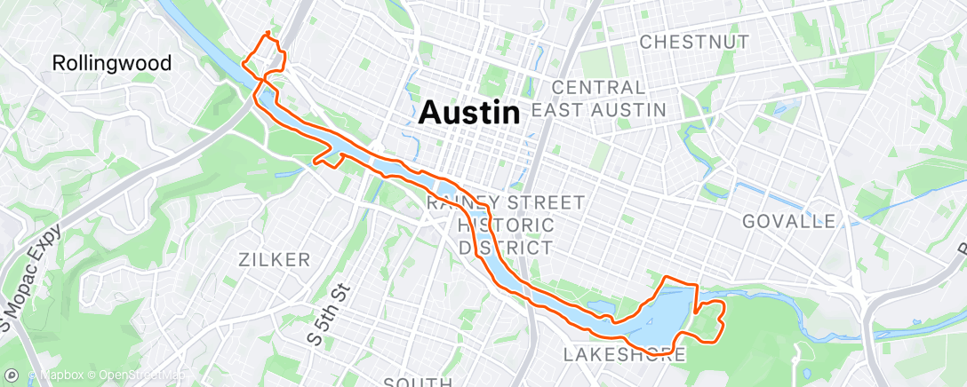 Map of the activity, Morning Ride