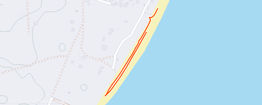 Map of the activity, Afternoon Hike