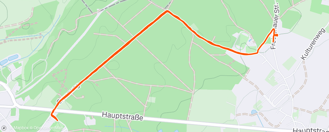 Map of the activity, Spaziergang am Nachmittag