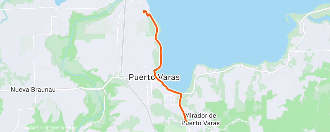 Карта физической активности (Carrera por la mañana)