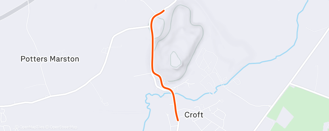 Map of the activity, Walk back