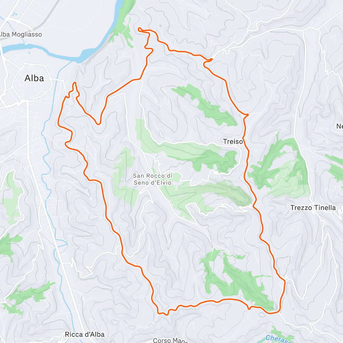 Map of the activity, MTB dopo aver demolito forcellino della bdc
