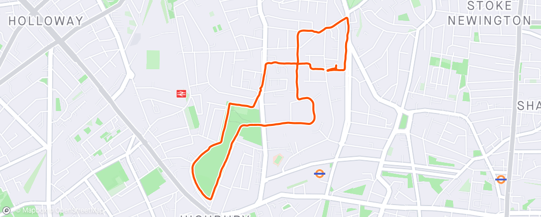 Map of the activity, 🌨 Lunch Run