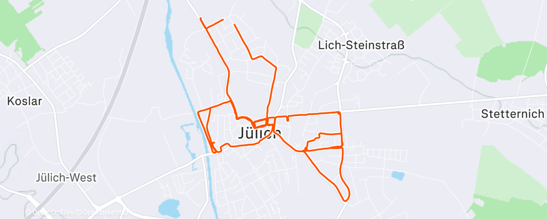 Map of the activity, Evening run 🏃‍♂️🏃‍♂️🏃‍♂️🏃‍♂️🏃‍♂️