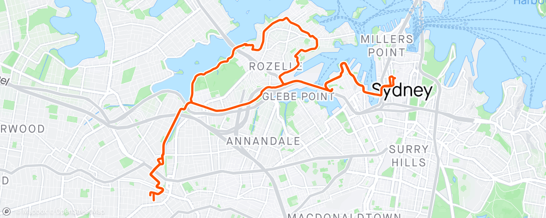 Map of the activity, Morning Ride - Cadence