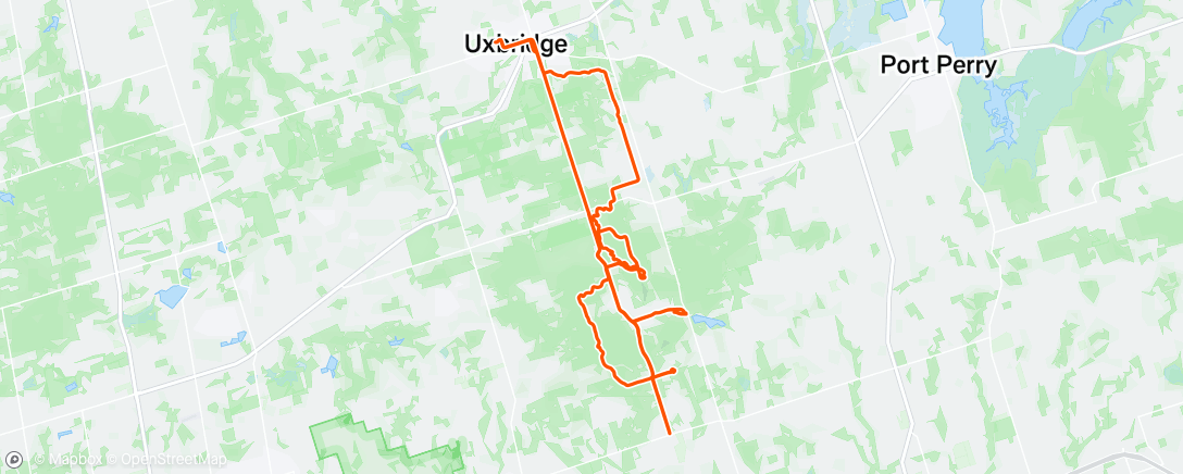 Map of the activity, Back on the fitness