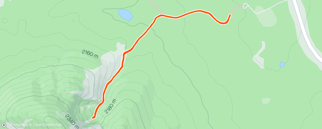 Mappa dell'attività Red Mountain