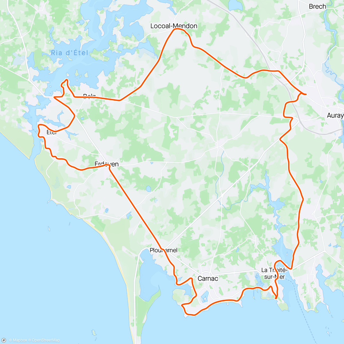 Map of the activity, Mon retour sur le vélo de course🤪 depuis plus de 2 ans🥵