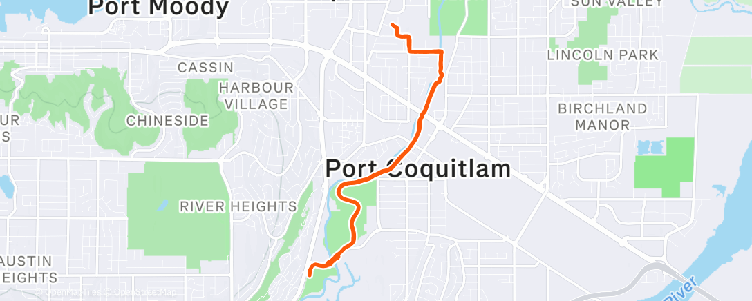 Карта физической активности (Make up long run)