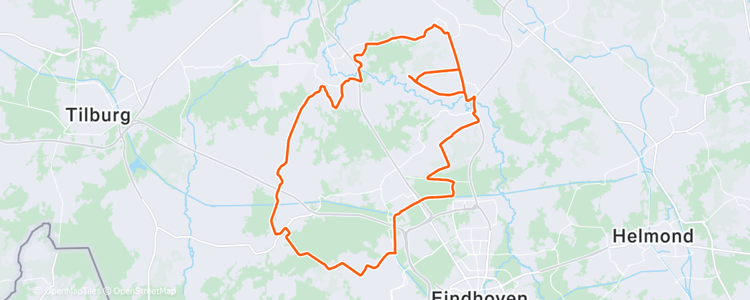 Map of the activity, Heilige eik