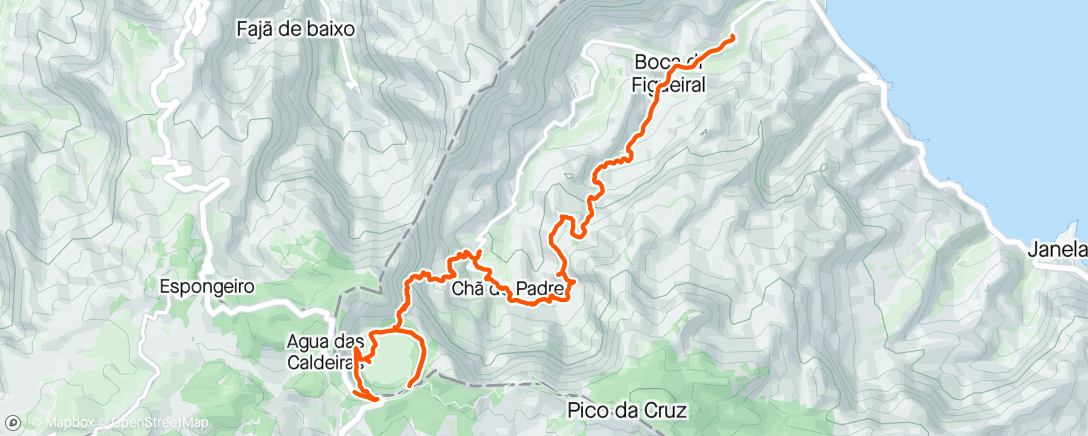 Mapa da atividade, Trekking J4: Vallée de Paul depuis le Volcan Cova