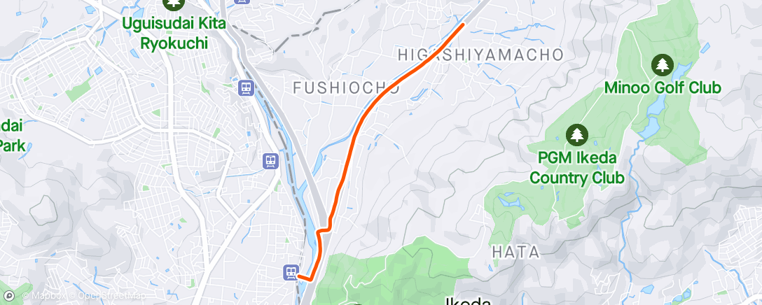 Map of the activity, 93日目分