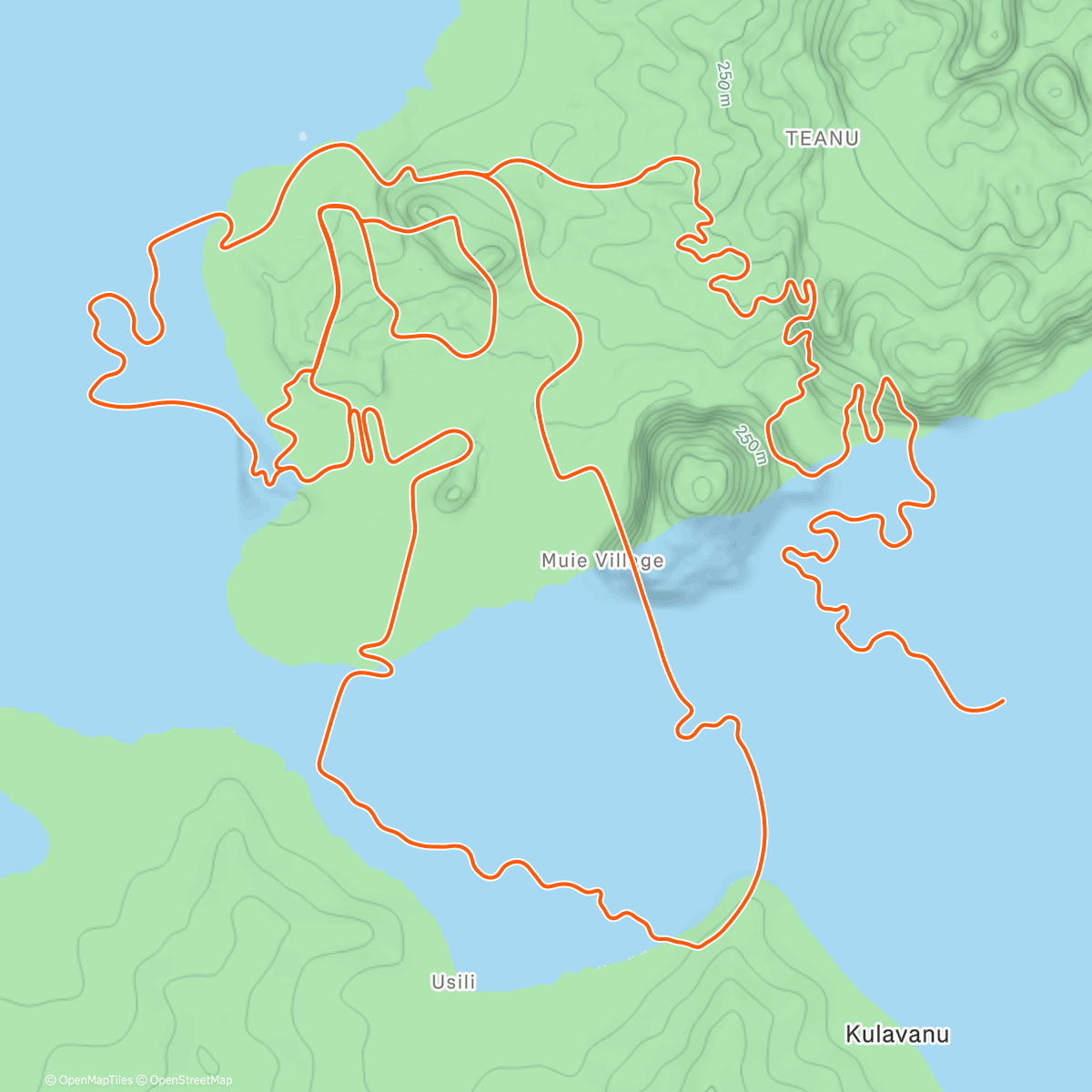 Map of the activity, Zwift - 2004 on Tair Dringfa Fechan in Watopia