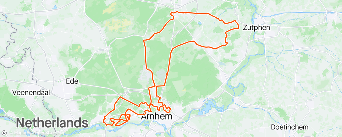 Map of the activity, Arnhem's mooiste met DSE 🔵⚪️