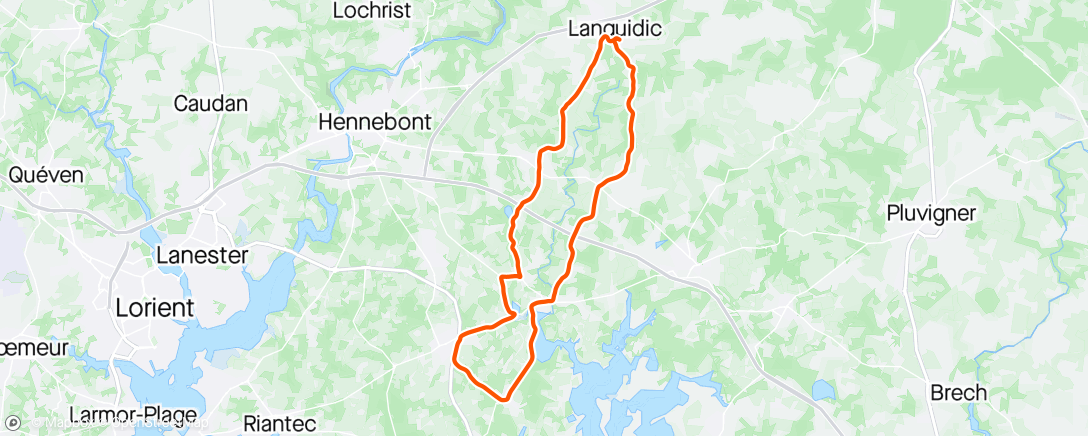 Map of the activity, Balade d’avant course