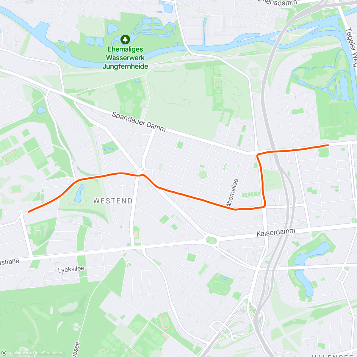 Map of the activity, Fruhstucklauf