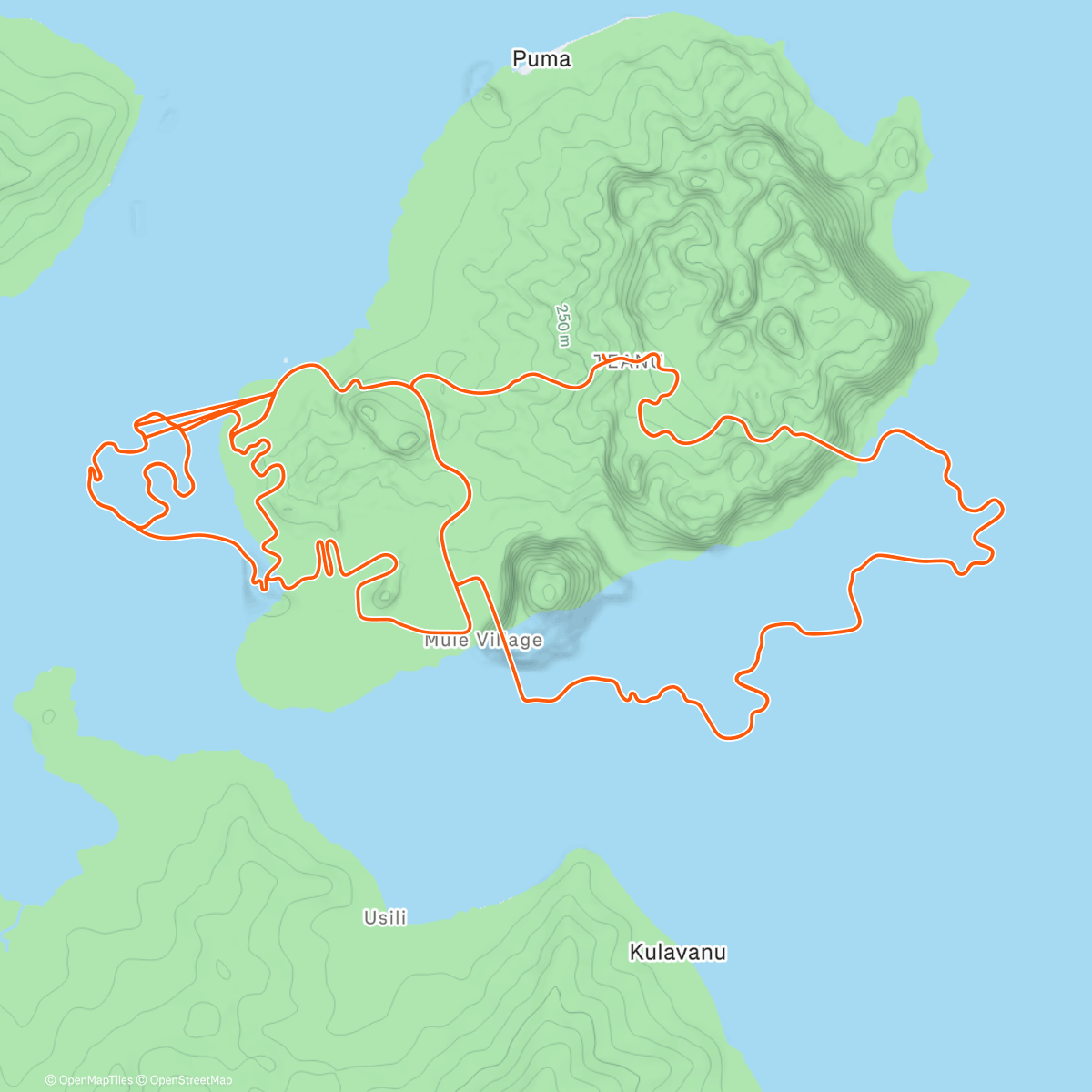 Map of the activity, Zwift - Group Ride: Rapha Festive 500 with Maria @ 2.2 W/KG on Triple Flat Loops in Watopia