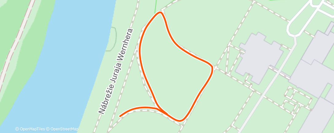 Карта физической активности (Afternoon Run)