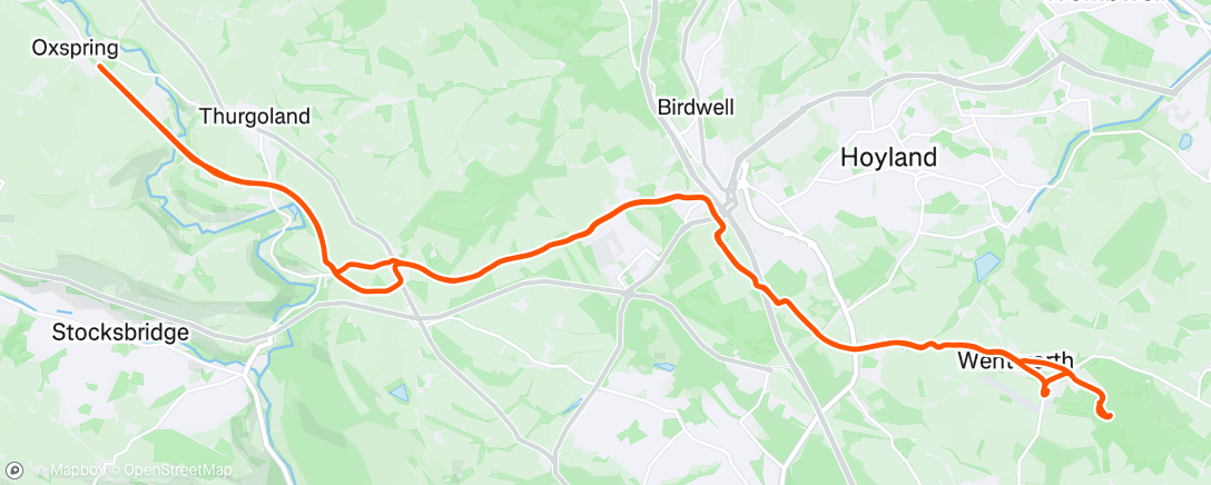 Map of the activity, Wet and wild gravel