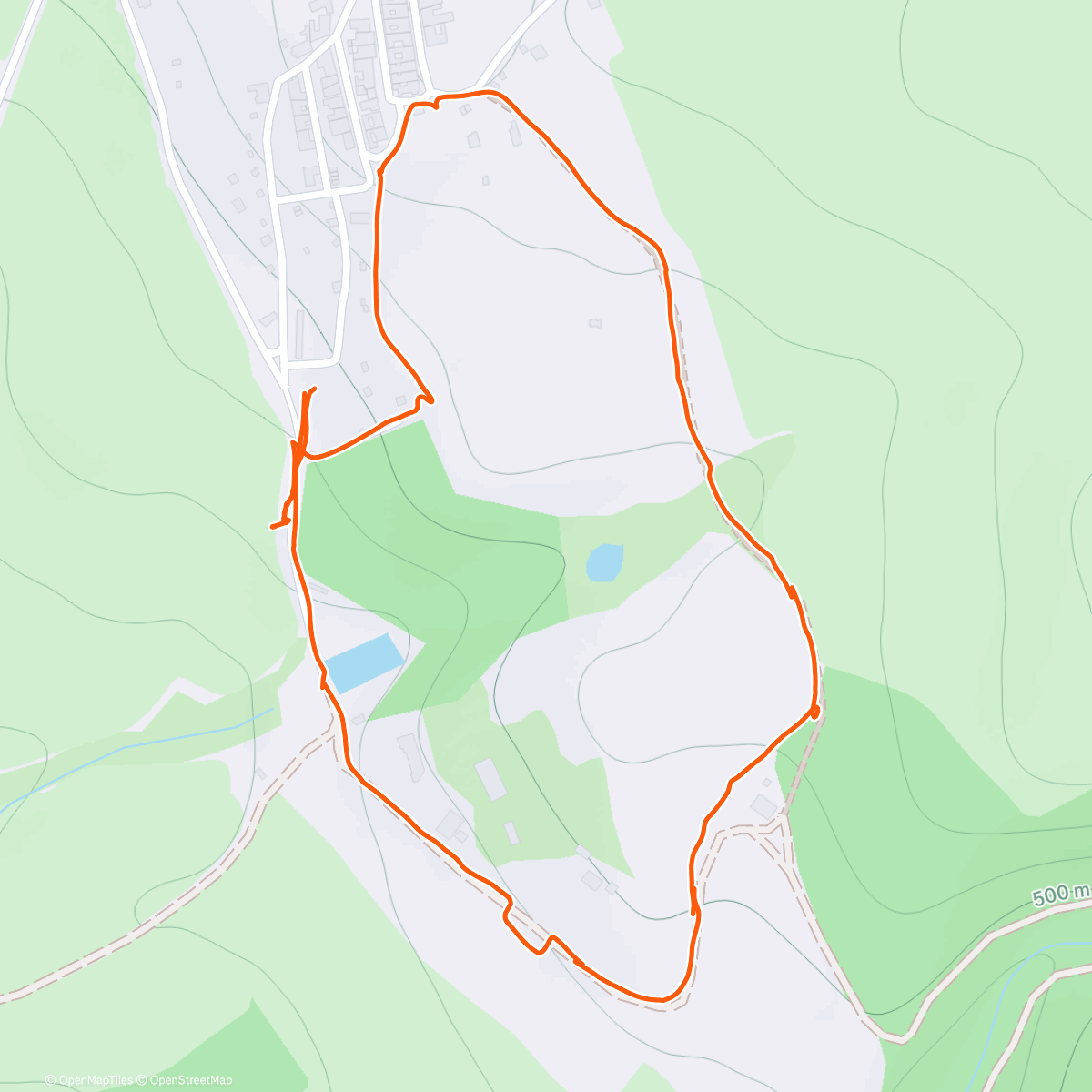 Map of the activity, Za slunickem