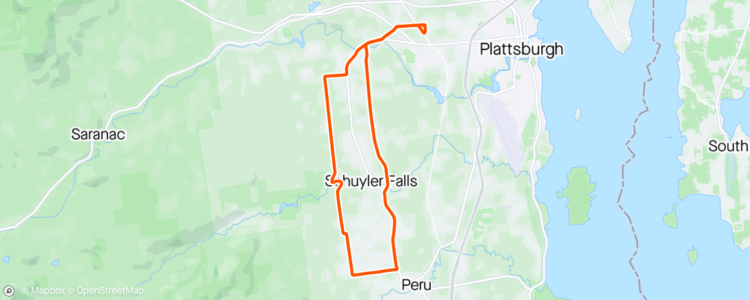 Map of the activity, Gravel ride