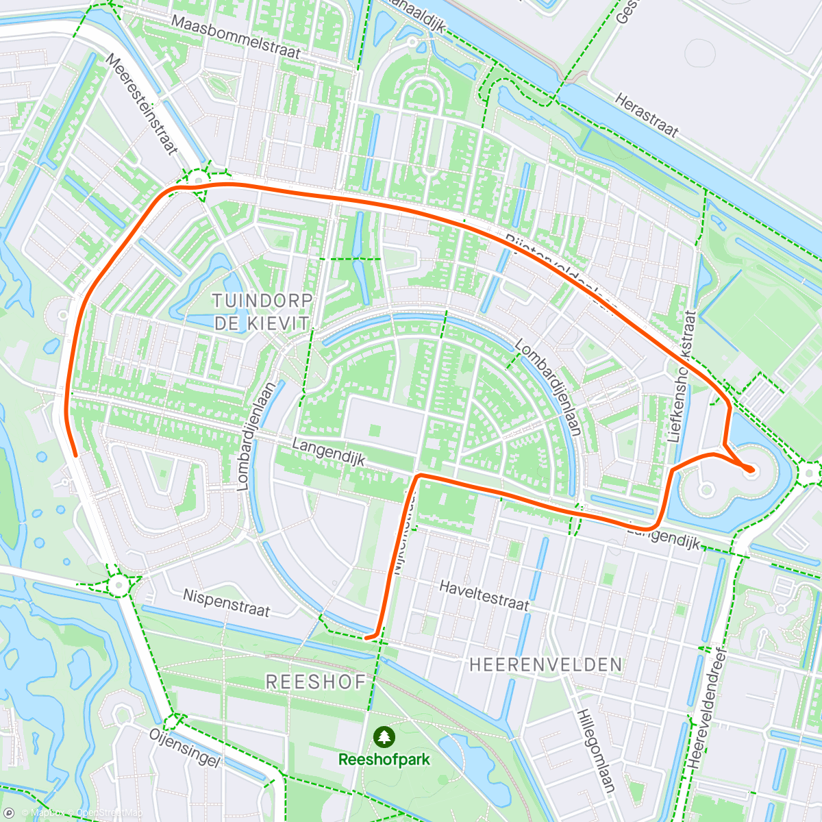 Map of the activity, Start2Run wk3-les3