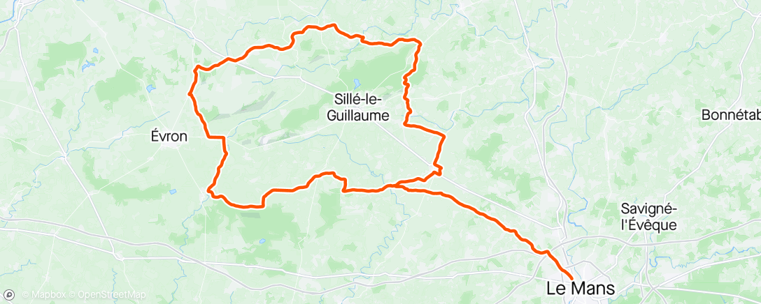 Map of the activity, Tennie - Route des Monts 99km ☀️
