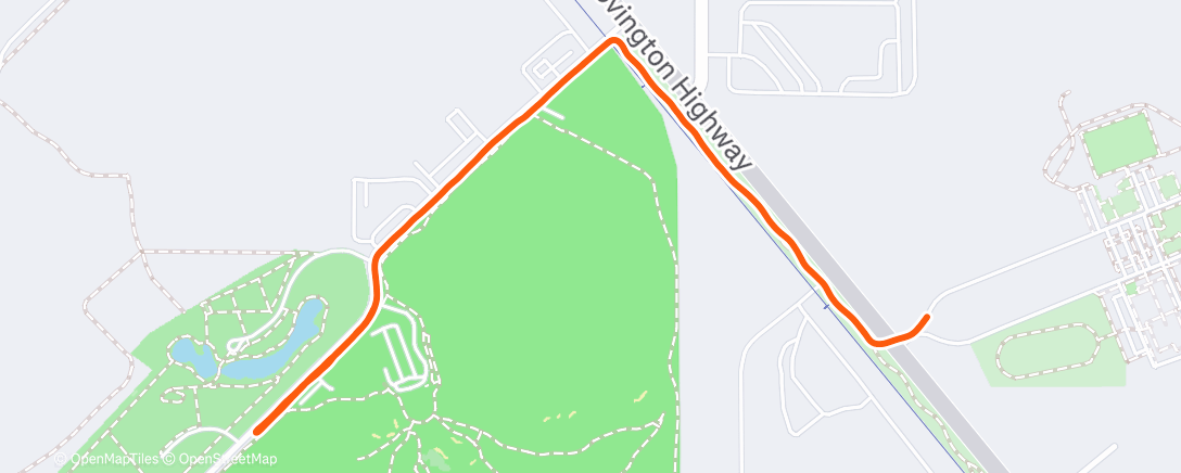 Карта физической активности (Afternoon Run)