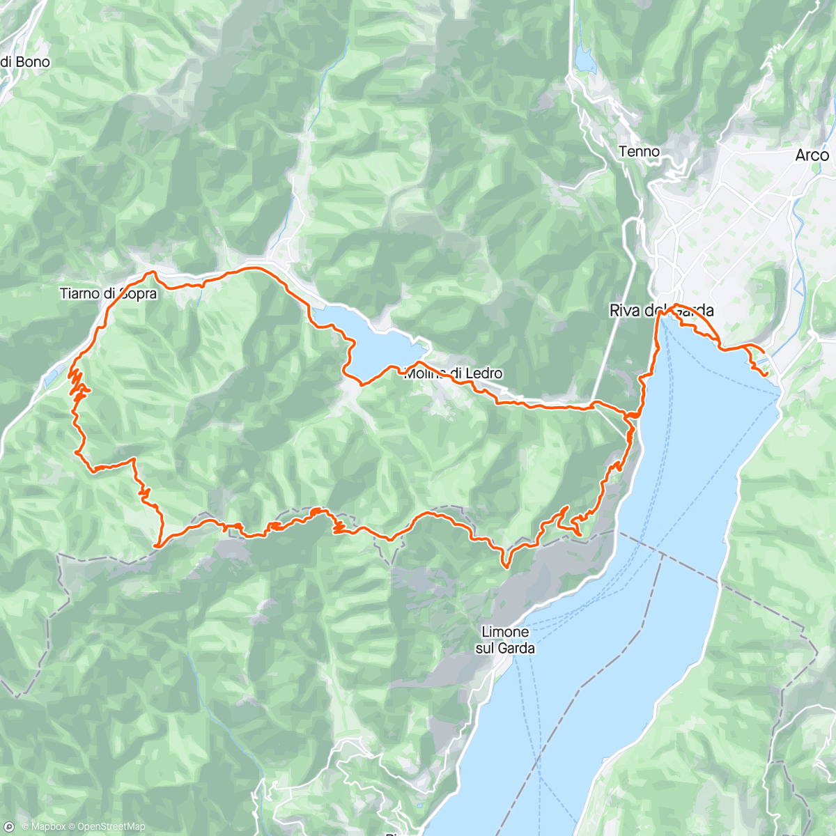 活动地图，Tremalzo Garda XXL